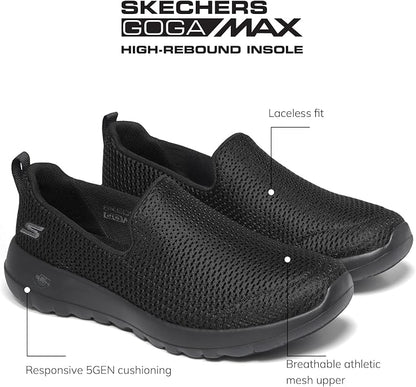 These Skechers sneakers feature responsive cushioning, breathable mesh, and flexible traction - perfect for all-day comfort.