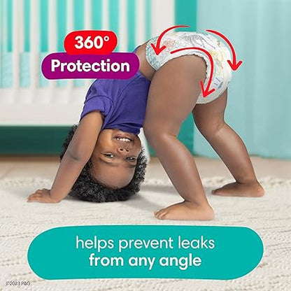 Pampers Diapers - Cruisers 360 - Size 4, 144 Count, Babyproof up to 100 Leakproof Pull-On Diaper