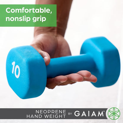Gaiam Neoprene Coated Dumbbell, Sold as Single