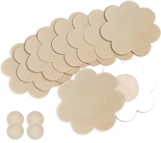 10 Pairs Nipple Breast Covers, Sexy Breast Pasties Adhesive Bra Disposable