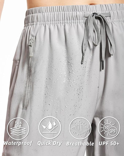 Capri Pants for Women Lightweight Quick Dry Cargo Hiking Pants Capris Joggers Summer with Zipper Pockets