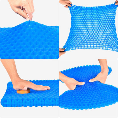 Large Cooling Gel Honeycomb Seat Cushion, 18 x 18 in