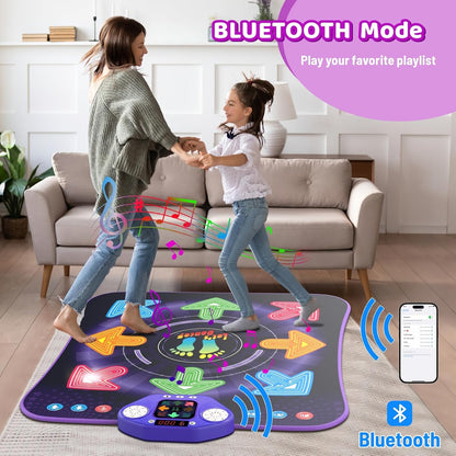 This 8-button dance mat with Bluetooth and 7 game modes is perfect for getting kids active and developing their rhythm and coordination.