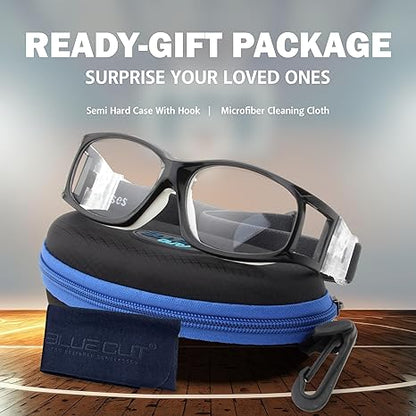 BLUE CUT Safety Outdoor Sports Goggles Unisex Anti Fog Ideal For Basketball Racquetball