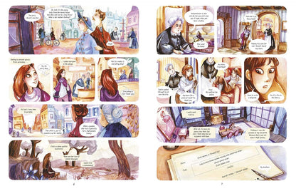 Enola Holmes: The Graphic Novels: The Case of the Missing Marquess, The Case of the Left-Handed Lady, and The Case of the Bizarre Bouquets (Volume 1) by Serena Blasco (Book is slightly warped)