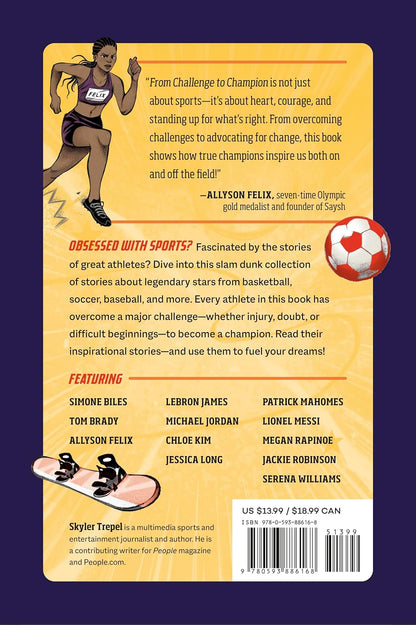 From Challenge to Champion: 12 Inspiring Sports Stories for New Readers (Sports Books for Kids)