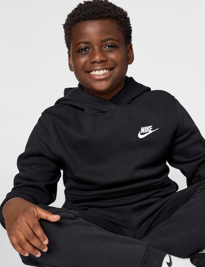 Lightweight, brushed-soft fleece hoodie keeps kids warm and comfortable with a large front pocket for storage. Check it out on - you won't regret it!