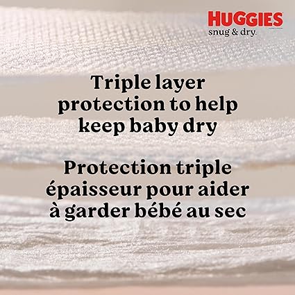 HUGGIES Snug  Dry Baby Diapers, Size 6, 104 ct, 10.300 Lb