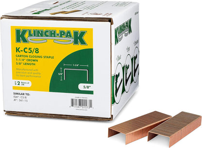 C-5/8 Carton Staple 1-1/4 inch Crown with 5/8 inch Leg 4000 per case - SIM CC58, C58 or JK561