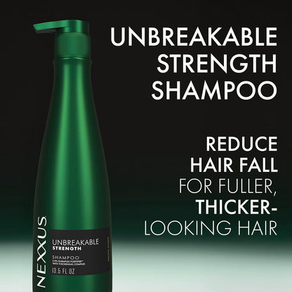 Nexxus Unbreakable Anti Breakage Shampoo for Strengthening for Fine and Thin Hair Hair Care Powered by Duraplex Fortifier Technology with Thickening Complex 13.5