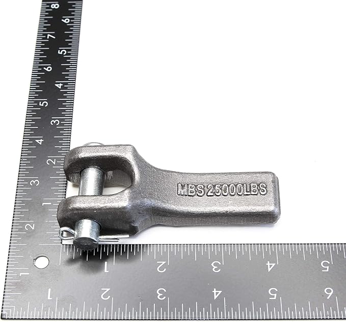 (Pack of 2) 3/8 inch Weld-On Safety Chain Retainer for Truck Trailer Hitch