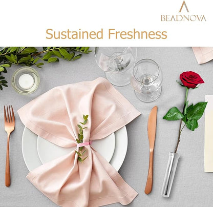 BEADNOVA Floral Water Tubes 2.8 Inch Plastic Water Tubes for Floral Flower Vials with Caps for Flower Arrangement Decoration (Clear, 20 Pcs)
