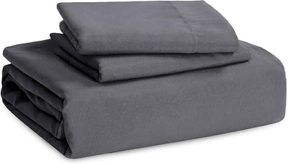 Bedsure Dark Grey Duvet Cover Queen Size - 3 Pieces Prewashed Extra Soft Bedding Set, Includes 1 Duvet Cover 90x90 Inches with Zipper Closure  2 Pillow Shams, Comforter Not Included