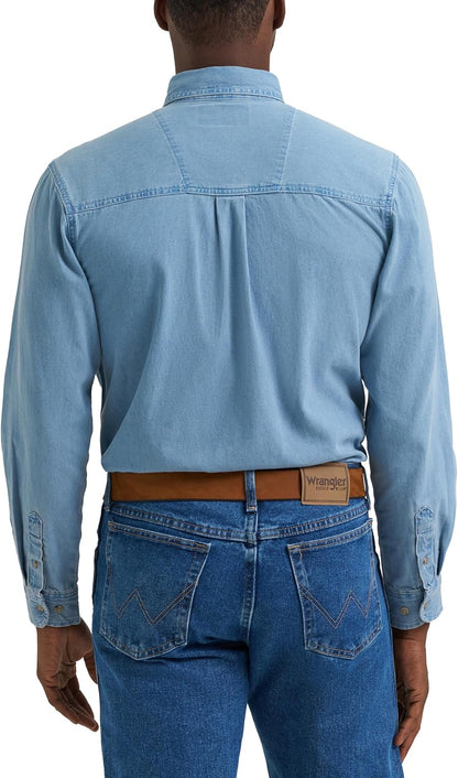 Men's Denim Button Down Shirt