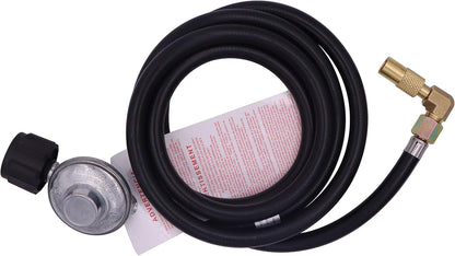 METER STAR Universal Regulator Grill QCC1 6.5 Feet Hose and Elbow Fitting Adapter Kit Propane Regulator and Hose Replacement Parts for 17" and 22" Blackstone Tabletop Griddle