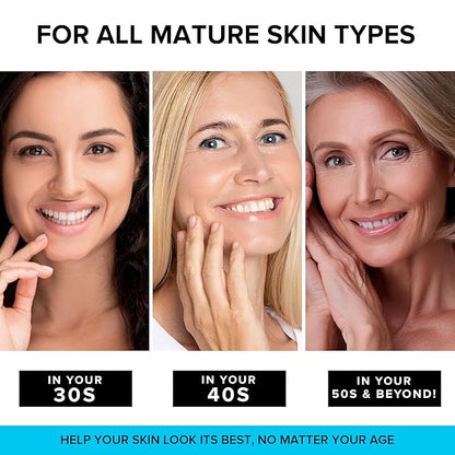 SimplyVital Collagen, Retinol  Hyaluronic Acid Cream - Anti-Aging Face Moisturizer for Face, Neck  Decollete - Made in USA, Daily Moisturizer Face Cream - 1.7 fl.oz.