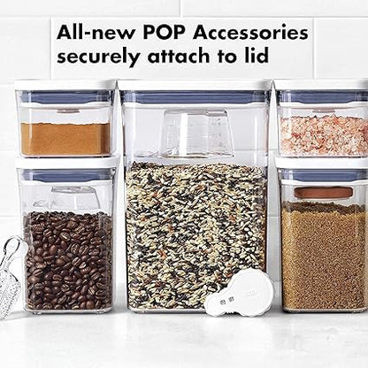 OXO Good Grips POP Container 2.8-Quart Square Airtight Food Storage for Sugar and More (Set of 4)