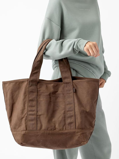 Cozy Earth Waxed Canvas Tote