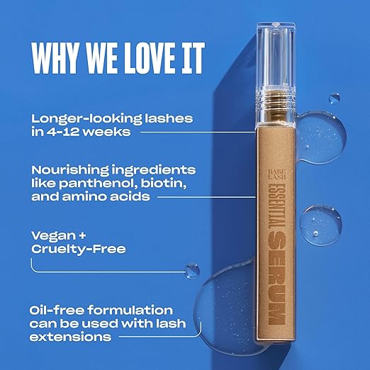 Babe Original Lash Serum - Fuller  Longer Looking Eyelashes, Advanced Lash Enhancing Treatment for Natural Lashes, Extensions  Eyebrows, Vegan  Cruelty-Free