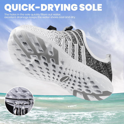 Mens Womens Water Shoes Quick Dry Aqua Shoes Barefoot for Beach Surf Hiking Pool Water Sports