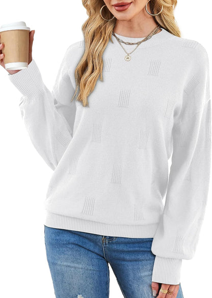 XIEERDUO Womens Sweaters Pullover Knit Sweater Turtleneck Long Sleeve Shirts Fall Fashion