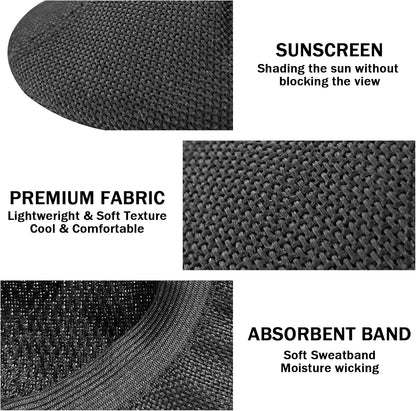 Men's Flat Cap Summer Straw Weave Linen-Like Cotton Newsboy Hats Breathable Gatsby Irish Cabbie Ivy Cap