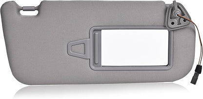 Elantra Sun Visor US Version Right Passenger Side Fit for 2007-2010 Hyundai Elantra Replace OE 852022H0208M Gray Fabric (Right Passenger Side)