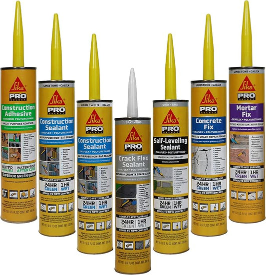 Sikaflex Self Leveling Sealant, Gray, polyurethane with an accelerated curing capacity for sealing horizontal expansion joints in concrete, 10.1 fl. oz Cartridge
