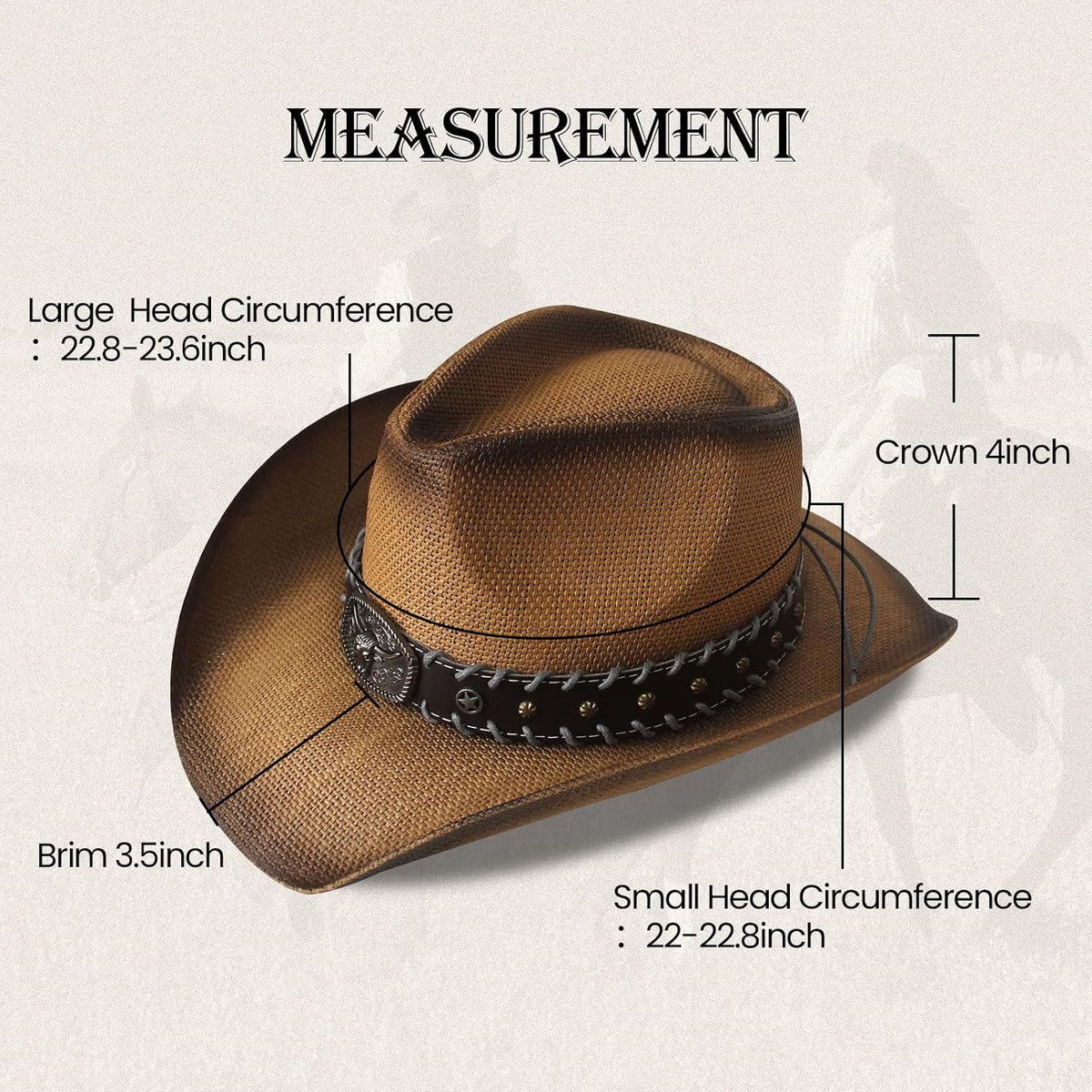 Wildarms Cowboy Hat,Cowgirl Hat,Cowboy Hats for Women/Mens/Straw Wide with Shapeable Brim Western Cowboy Hat for Womens