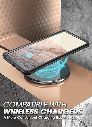 SUPCASE Unicorn Beetle Pro Series Case for Google Pixel 7 Pro (2022 Release), Full-Body Rugged Belt-Clip  Kickstand Case with Built-in Screen Protector (Black)