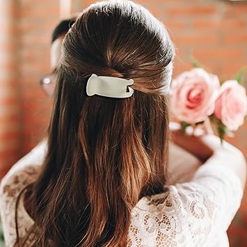 8pcs Nonslip Ponytail Clip Matte Ponytail Hair Clip Strong Hold French Barrettes Fine Hair Jaw Clips Accessories for Women