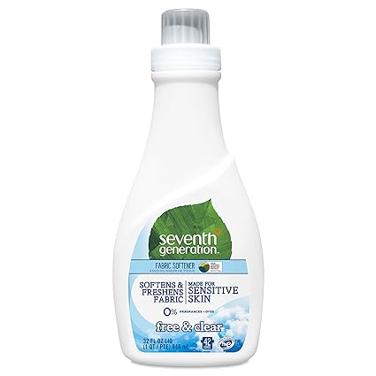 Seventh Generation Fabric Softener, Free  Clear, 32 Ounce Bottle