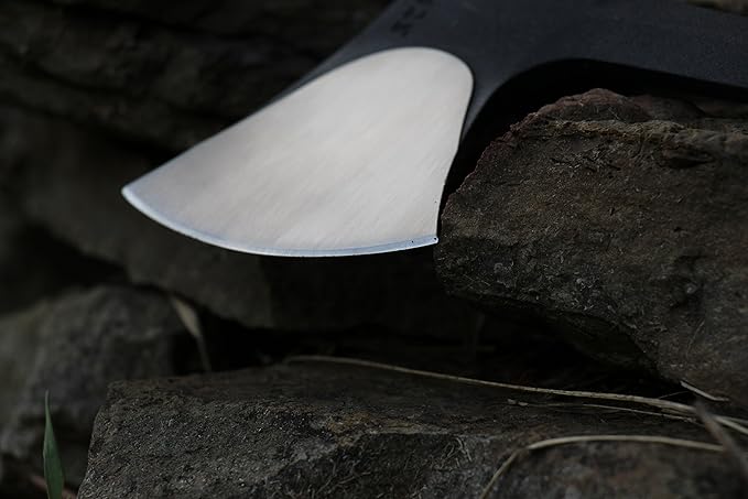 Schrade Delta Class Bedrock Camp Axe 11.1in Full Tang Hatchet with 3.6in Stainless Steel Blade and TPR Handle for Outdoor Survival Camping and Everyday Tasks
