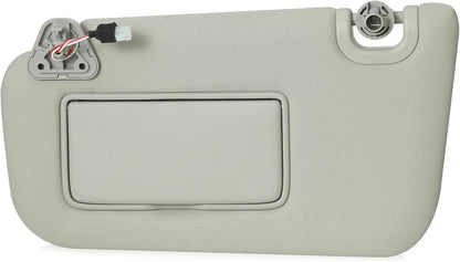 Driver Side Sun Visor Compatible with Nissan Sentra 2013 2014 2015 2016 2017 2018 2019 Sunshade Vanity Light Replaces# 96401-3SG8A (Gray, Driver Side)