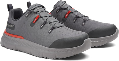 Mens Intercept Steel Safety Toe Industrial Athletic Work Shoe