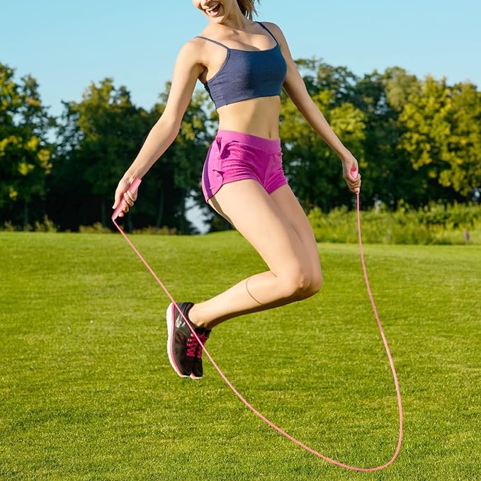 Adjustable Jump Rope for Speed Skipping Lightweight Jump Rope Skipping Rope for Women, Men, and Kids