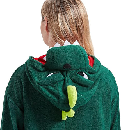 Adult Onesie Pajamas - Unisex Halloween Animal Costume Sleepwear for Men & Women - Comfy & Fun Cosplay Outfit