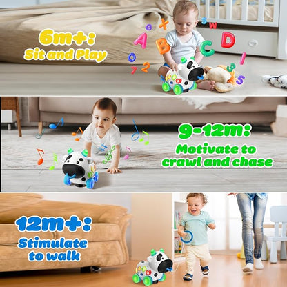 Interactive musical toys from INNOSKY develop motor skills with bilingual learning, volume control, and engaging lights and sounds.