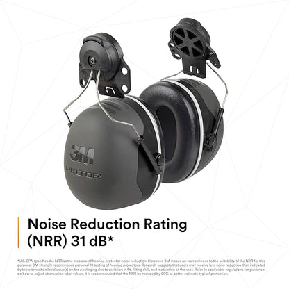 3M PELTOR Ear Muff Hearing Protection, X5 Series, Noise Protection NRR 21 dB, Construction, Manufacturing, Automotive