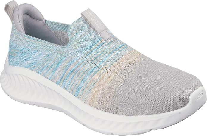 Skechers Women's Go Walk Now Trisha | Air-Cooled Goga Mat Insole, Ultra Light Cushioning, Machine Washable, Stretch Knit Upper, Vegan