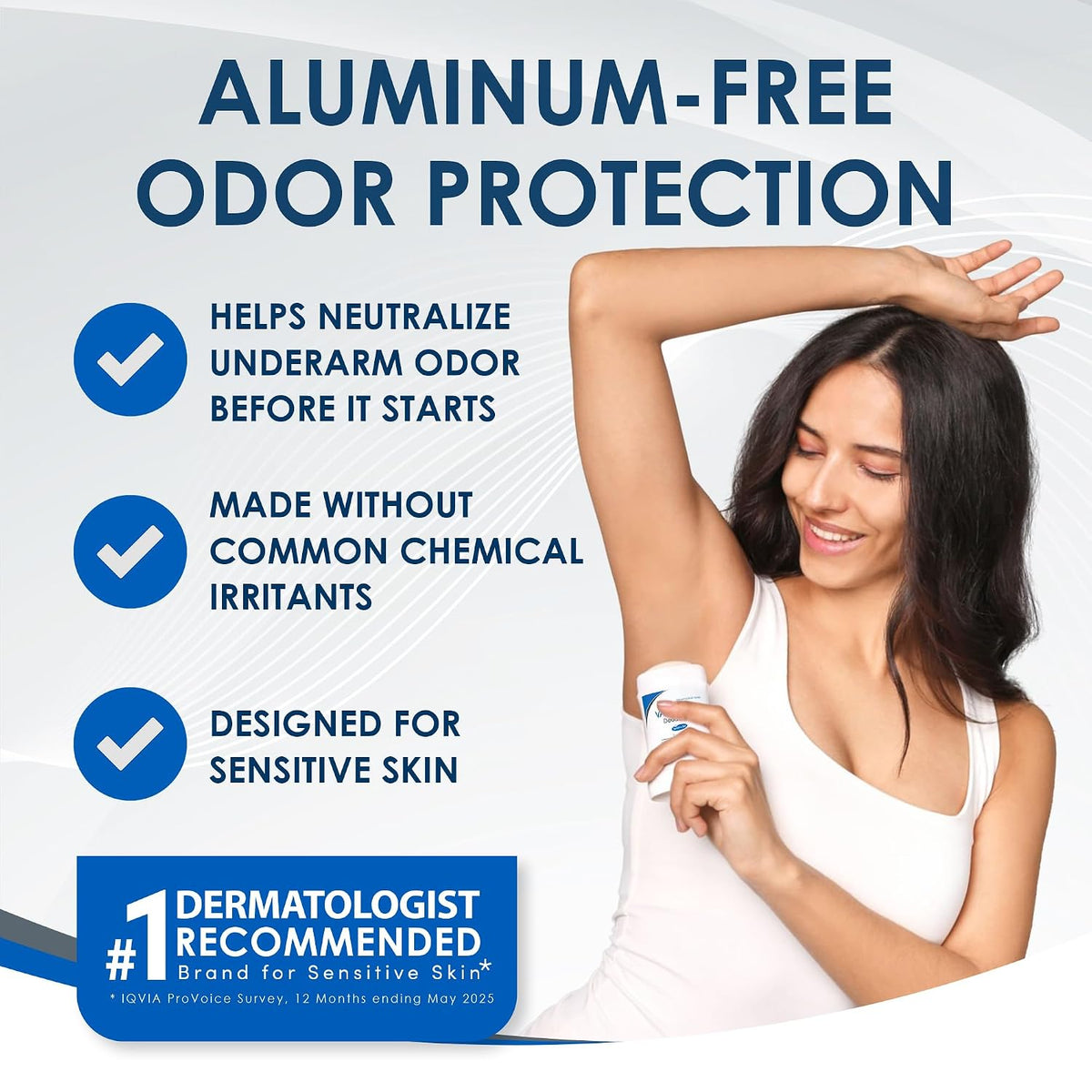 Vanicream Aluminum-Free Gel Deodorant - 2 oz - Unscented Formula for Sensitive Skin