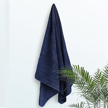 Tens Towels Pack of 1 Jumbo Bath Sheet 40 x 80 Inches, Extra Large  Light Weight, Quicker to Dry, 100 Cotton, Super Soft  Absorbent, Perfect to Wrap Yourself in, Navy