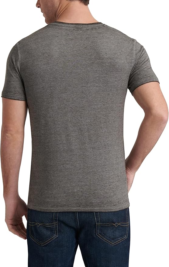 Lucky Brand Men's Venice Burnout V Neck Tee