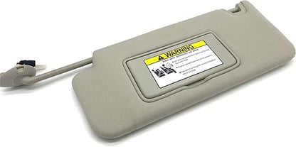 Ezzy Auto Gray Left Driver Side Sun Visor Compatible with Honda Accord 2008 2009 2010 2011 2012 83280-TA5-A51ZA 83280TA5A51ZA