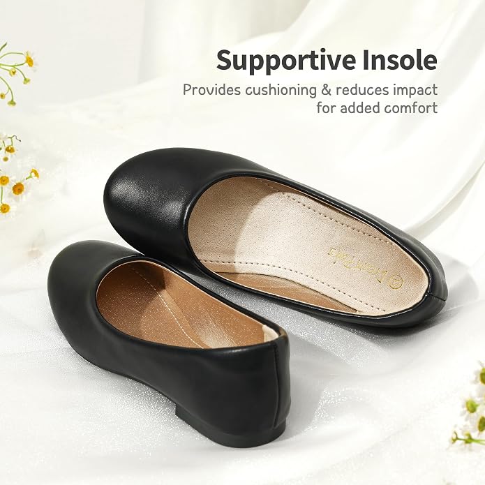 DREAM PAIRS Girls Dress Shoes Slip on Ballerina Flats for Wedding/Party https://a.co/d/03LH9NP5