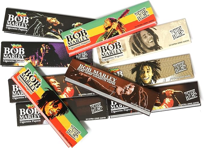 (10) Bob Marley King Cigarette Rolling Papers (4,331 in)