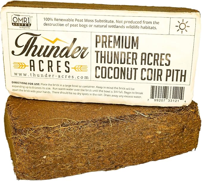 Coco Coir Brick, OMRI Listed for Organic Use (1)
