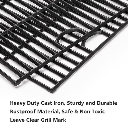 17" Grill Grate Replacement Part for Nexgrill 720-0830H, 720-0783E, 720-0830X, 720-0783C, 720-0341, 720-0549 - Cast Iron Cooking Grate