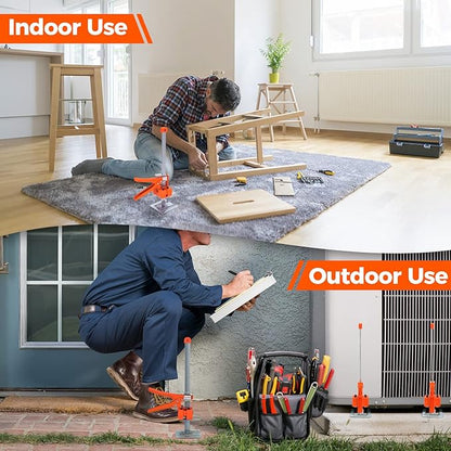 ZERONDER Labor-Saving Arm, 15.35-Inch Men's Labor-Saving Tool, 2-Piece Height Adjustment Device, Can Achieve 10.43 Inches of Lift Through The Arm, Used To Install Furniture, Cabinets, Tiles, Etc.