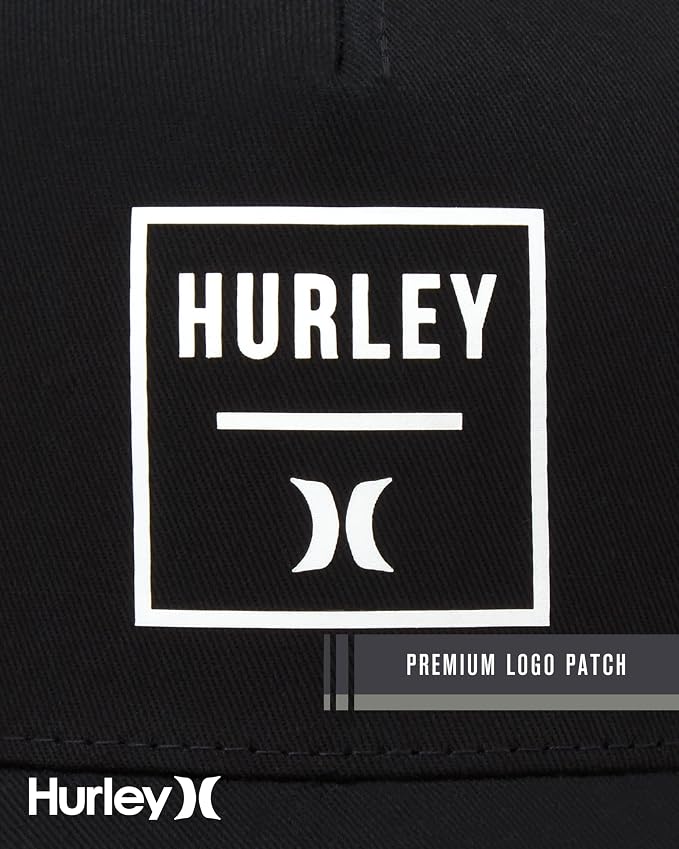 Hurley Mens Trucker Hat Fairway Mesh Trucker Hat, Quick Dry Snapback